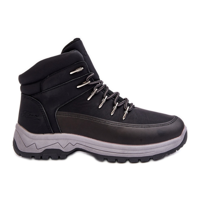 Scarpe da trekking da uomo Trappers nere Maraena nero