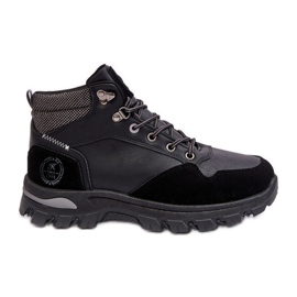 Scarpe da trekking stringate Trapper da uomo nere Salomene nero