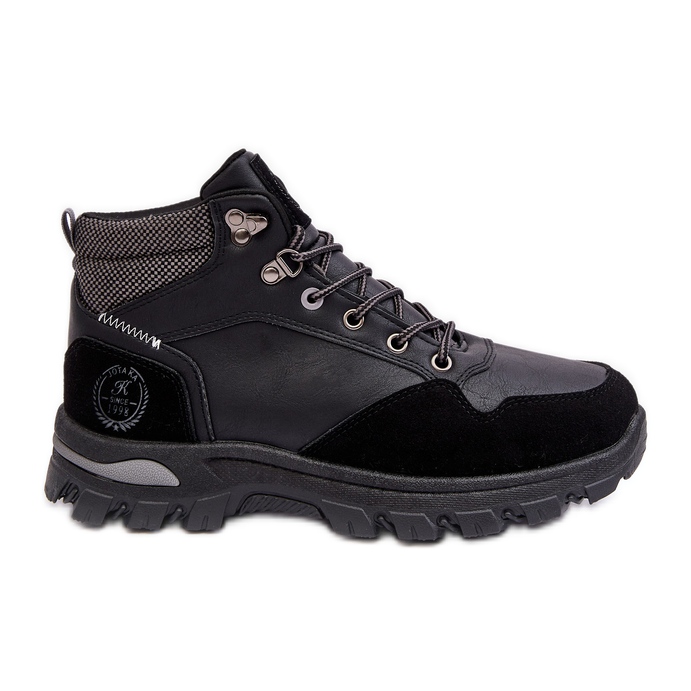 Scarpe da trekking stringate Trapper da uomo nere Salomene nero