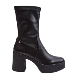 Stivaletti in Pelle da Donna GOE MM2N4047 Nero