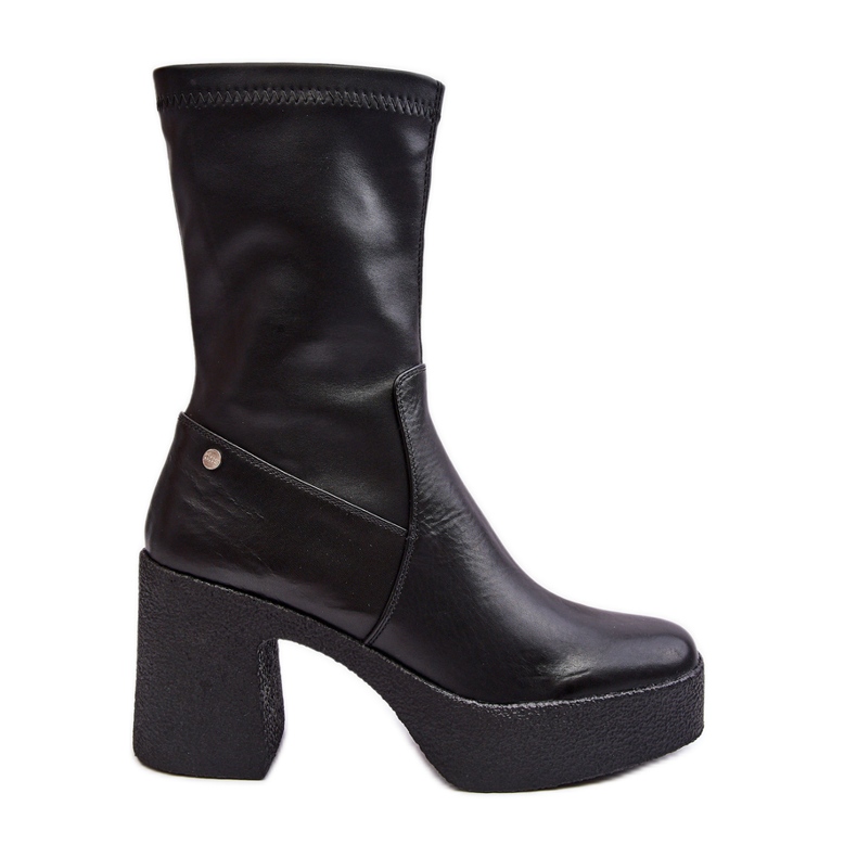 Stivaletti in Pelle da Donna GOE MM2N4047 Nero