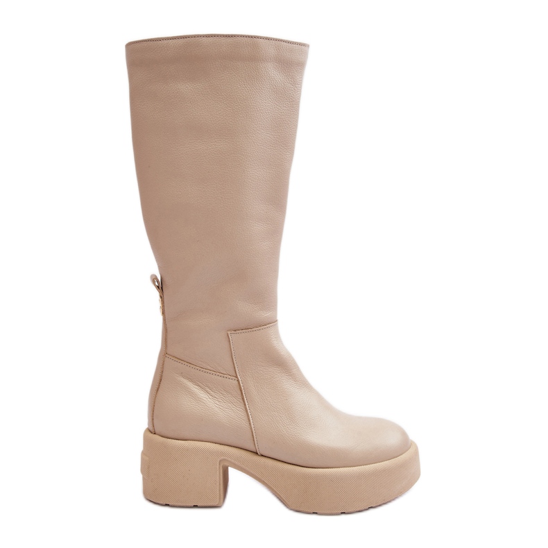 Stivali sopra il ginocchio Lemar Lemar da donna Beige chiaro Malayah