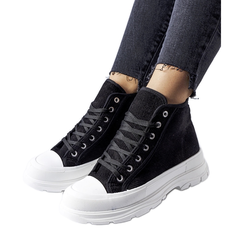 Inna Sneakers alte Villaggio nere nero