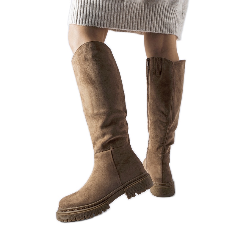 Stivali Millbrook marroni piatti isolanti marrone