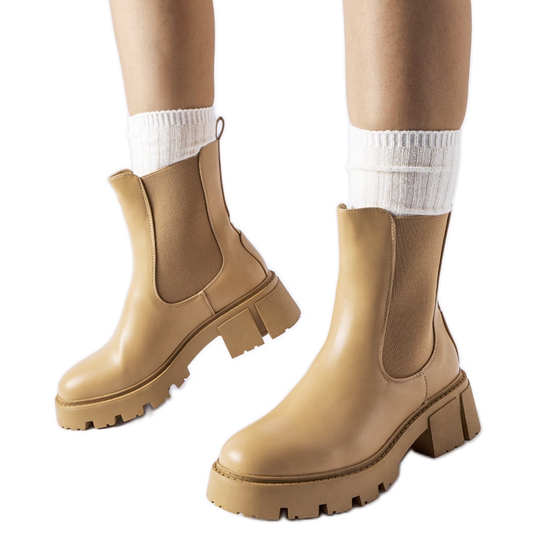 Stivaletti slip-on classici isolanti beige di Laives