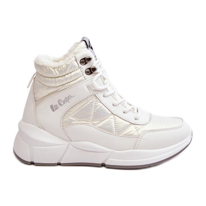 Stivali da donna isolati sulla piattaforma Lee Cooper LCJ-23-44-1983L Bianco bianca