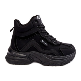 Stivali Trapper da donna caldi con lacci Lee Cooper LCJ-23-44-1976L Neri nero