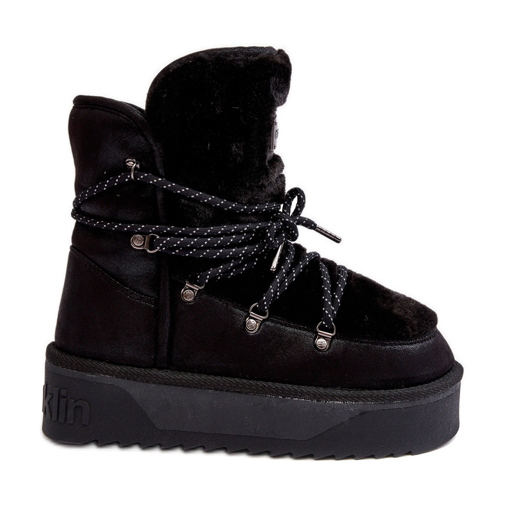 Doposci Vegan Platform Impermeabili D.Franklin DFSH371008 Nero