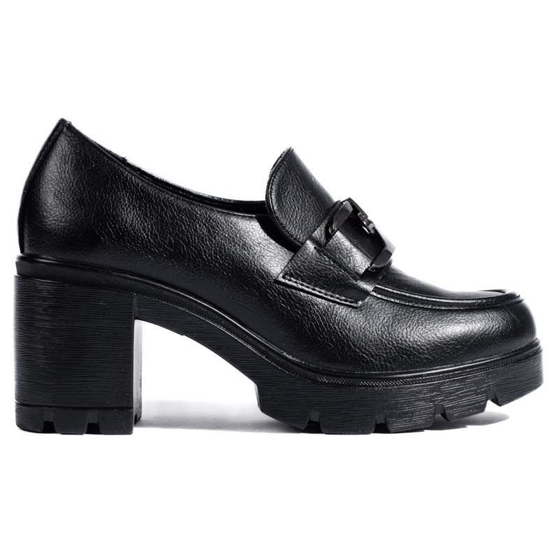 W. Potocki Scarpe nere da donna con tacco largo di Potocki nero