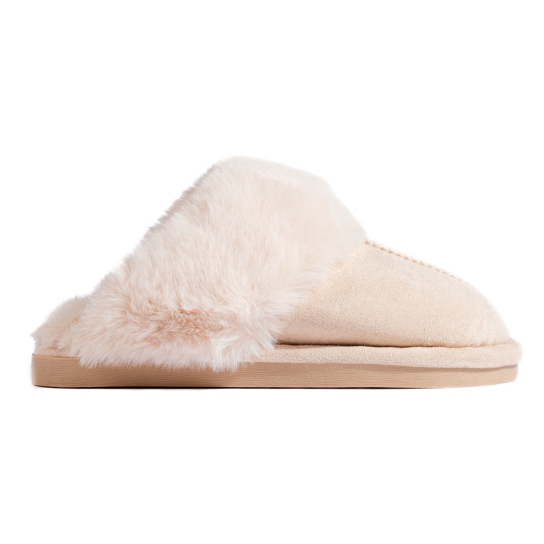 Pantofole da donna beige Shelovet