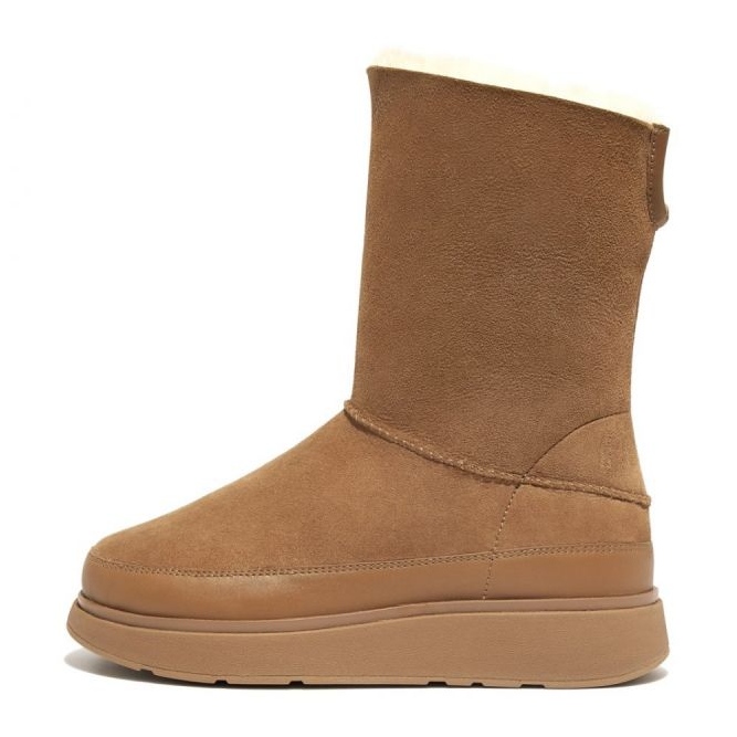 Stivali corti in shearling double face FitFlop GEN-FF W GO9-A69 marrone