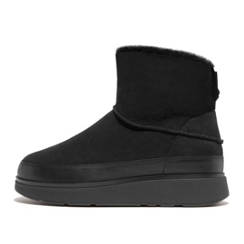FitFlop GEN-FF Mini stivali in shearling double face W GS6-090 nero