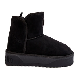 Stivali da neve vegani con plateau impermeabili D.Franklin DFSH371004 Neri nero