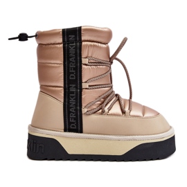 Doposci da Donna Con Suola Spessa Vegan D.Franklin DFSH371006 Beige