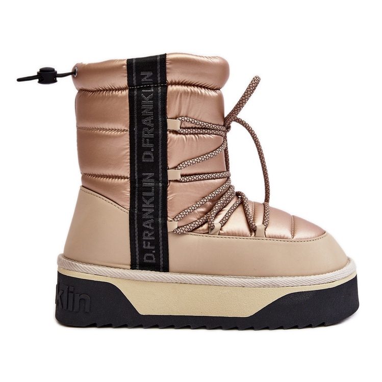 Doposci da Donna Con Suola Spessa Vegan D.Franklin DFSH371006 Beige