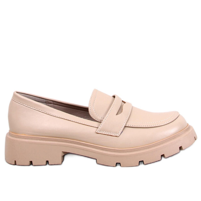 Mocassini con plateau Andral Beige
