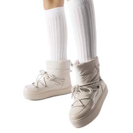 Doposci isolanti beige con elastico Oslavia