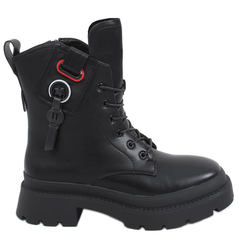 Stivali militari Berit Black nero