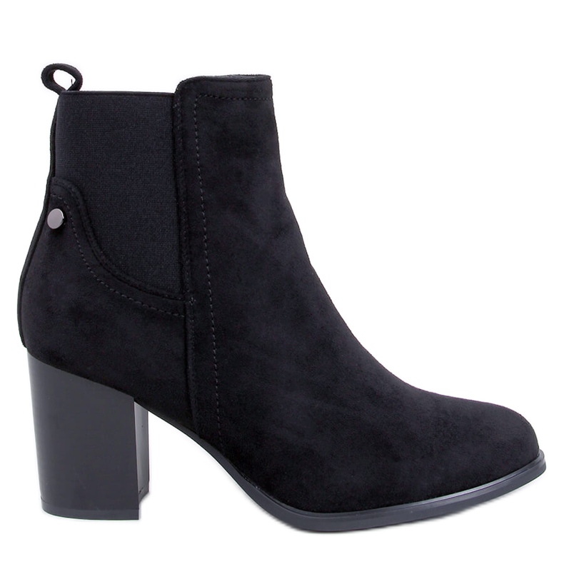 Stivaletti classici con tacco alto Rosey Black nero