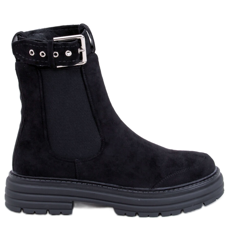 Stivaletti Chelsea da donna Carls Black nero