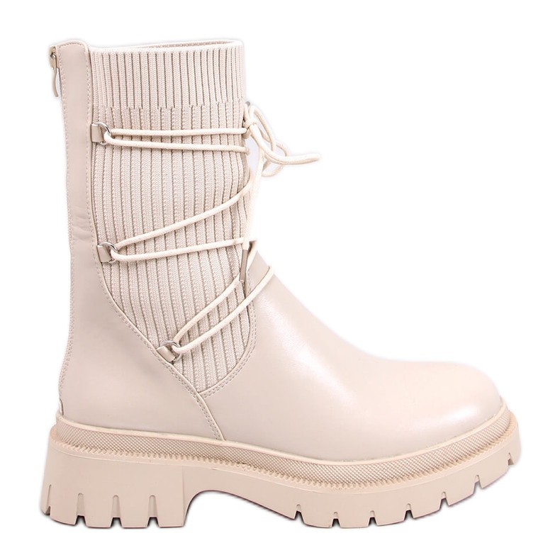 Stivaletti a calzino Willet Beige