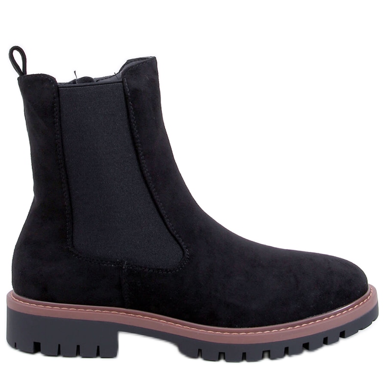 Stivaletti Chelsea in camoscio nero Fuqua