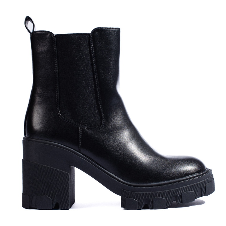SHELOVET Stivaletti Chelsea neri da donna nero