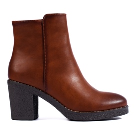 SHELOVET Stivaletti classici marroni marrone