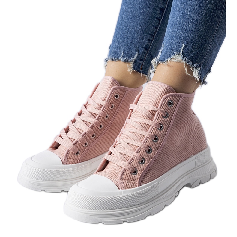 Sneakers alte Villaggio rosa