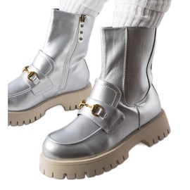 Stivaletti Overlook isolati argento