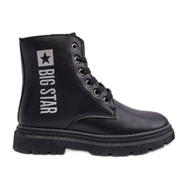 Stivali caldi in pelle per bambini Big Star MM374152 Neri nero