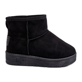 Stivali da neve isolati per bambini neri Big Star MM374054 nero