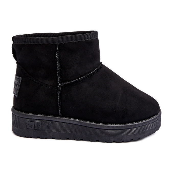 Stivali da neve isolati per bambini neri Big Star MM374054 nero