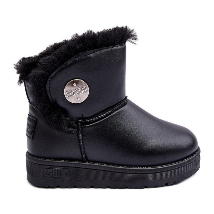 Doposci da Bambino Foderati in Pelliccia Neri Big Star MM374082 nero