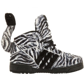 Scarpe adidas Originals Jeremy Scott Zebra I G95762 bianca