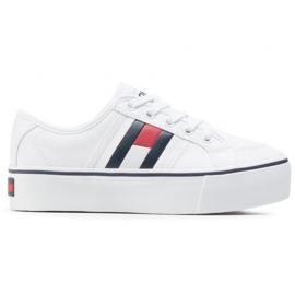 Tommy Hilfiger Tommy Jeans Sneaker Flatform Flag EN0EN00944-YBR bianca
