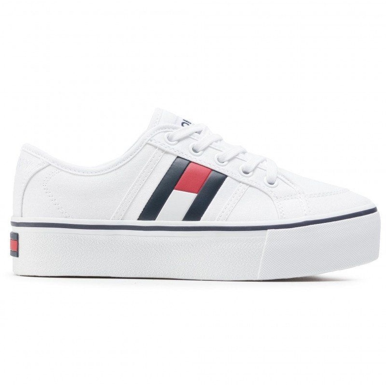 Tommy Hilfiger Tommy Jeans Sneaker Flatform Flag EN0EN00944-YBR bianca