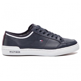 Tommy Hilfiger Core Corporate Leather Sneaker M scarpe FM0FM00552-403 blu