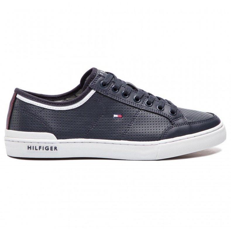Tommy Hilfiger Core Corporate Leather Sneaker M scarpe FM0FM00552-403 blu
