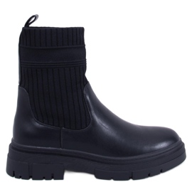 Stivaletti con tomaia flessibile Demus Black nero