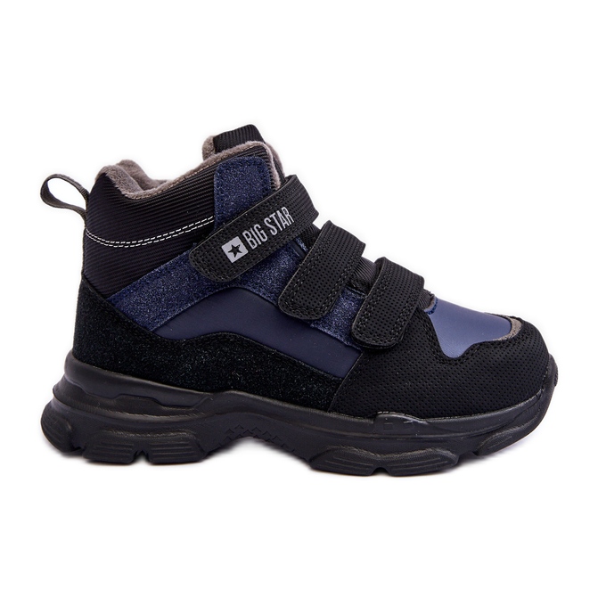 Stivali da neve isolati per bambini Blu navy Big Star MM374172