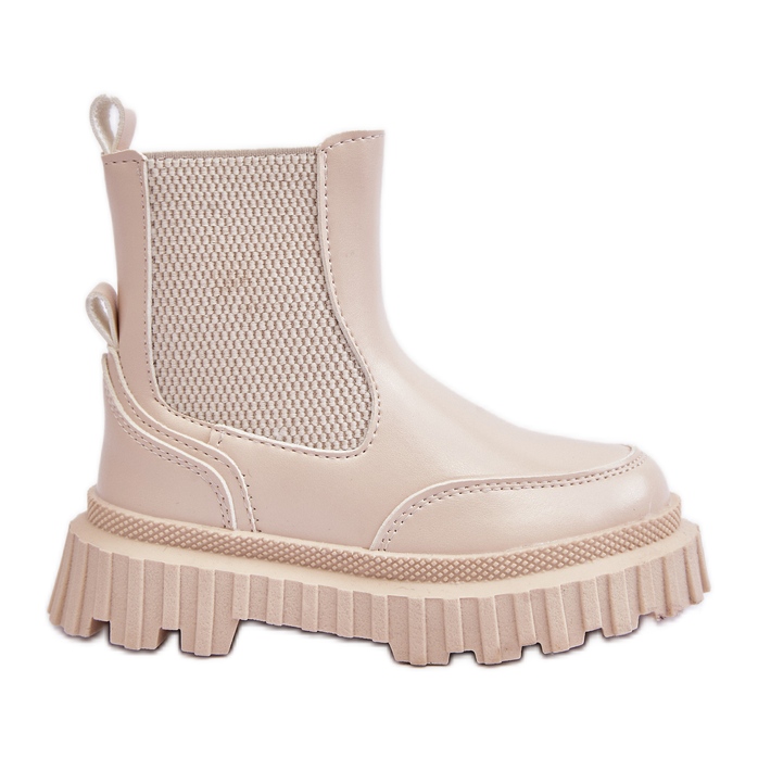 Stivali con cerniera isolati per bambini Beige Jolynn