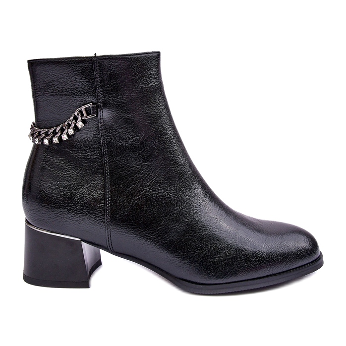 Seastar Stivali da donna a ruote basse con catena nera nero