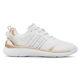 Tommy Hilfiger Sneaker leggera lavorata a maglia W FW0FW05791-YBR bianco