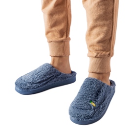 Pantofole Collinsville blu navy