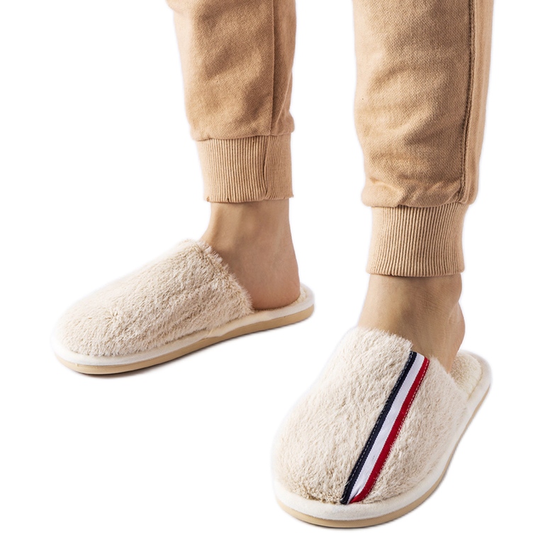 Pantofole beige