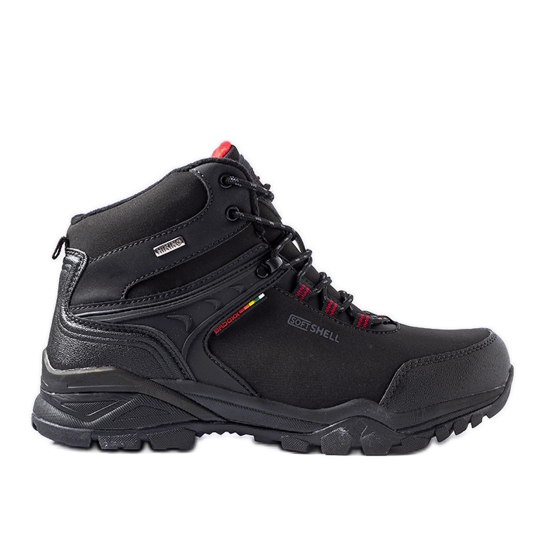 Scarpe da trekking nere da uomo nero