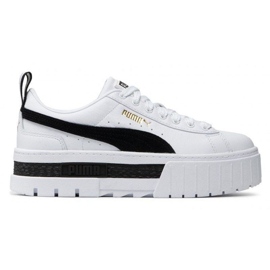 Scarpe Puma Mayze Leather Wn W 381983-01 bianca