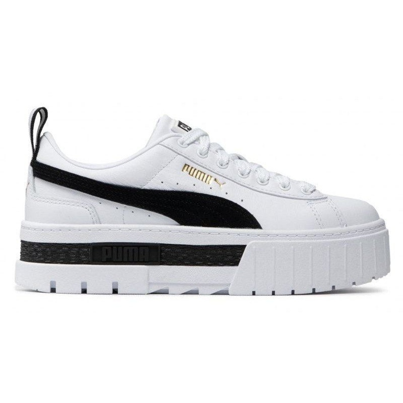 Scarpe Puma Mayze Leather Wn W 381983-01 bianca