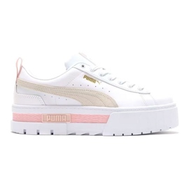 Scarpe Puma Mayze Leather Wns W 381983-08 bianco